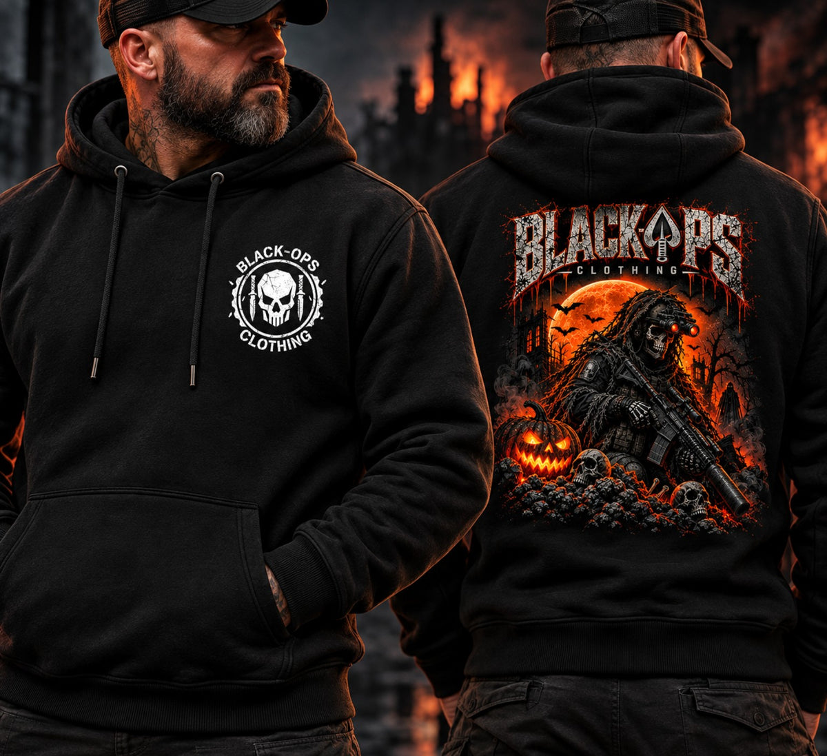 Black-Ops Halloween Warzone Hoodie