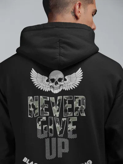 Never give up in life