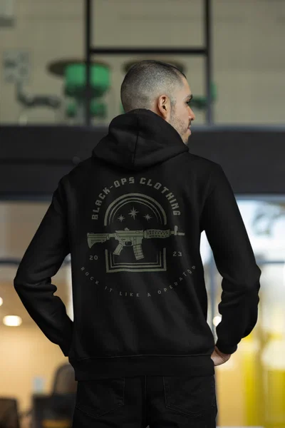 The gun hoodie