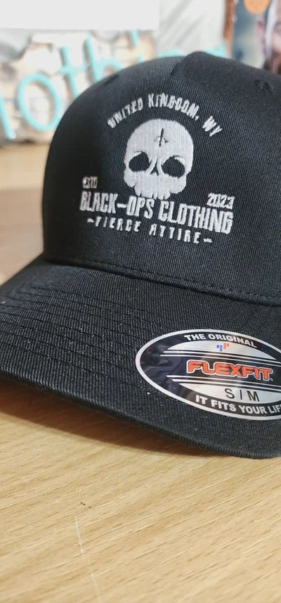 Néw Black-ops Clothing Skull Flexi Fit Cap