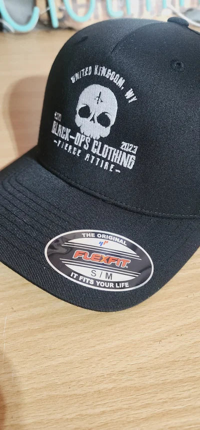 Néw Black-ops Clothing Skull Flexi Fit Cap