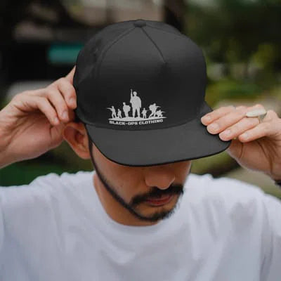 Black-ops snap back cap