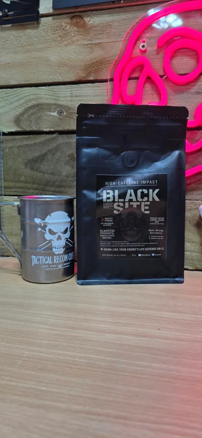 250g Tactical recon coffee RARE NEW BLACK SITE BLEND Ground only