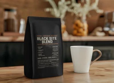 250g Tactical recon coffee RARE NEW BLACK SITE BLEND Ground only
