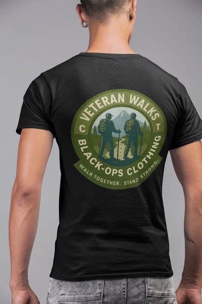 Veteran walks t-shirt