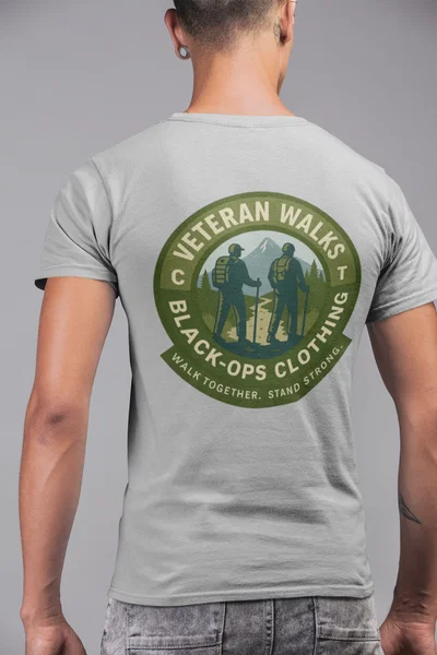 Veteran walks t-shirt