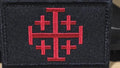Jerusalem cross patches, God's warrior