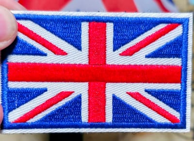 Union jack patches Diffrent styles