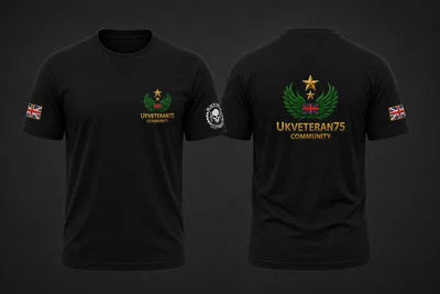 Uk Veteran Support 75 T-Shirts