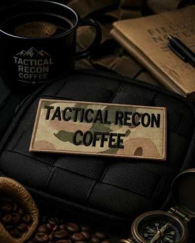 Tactical recon coffee camo patches