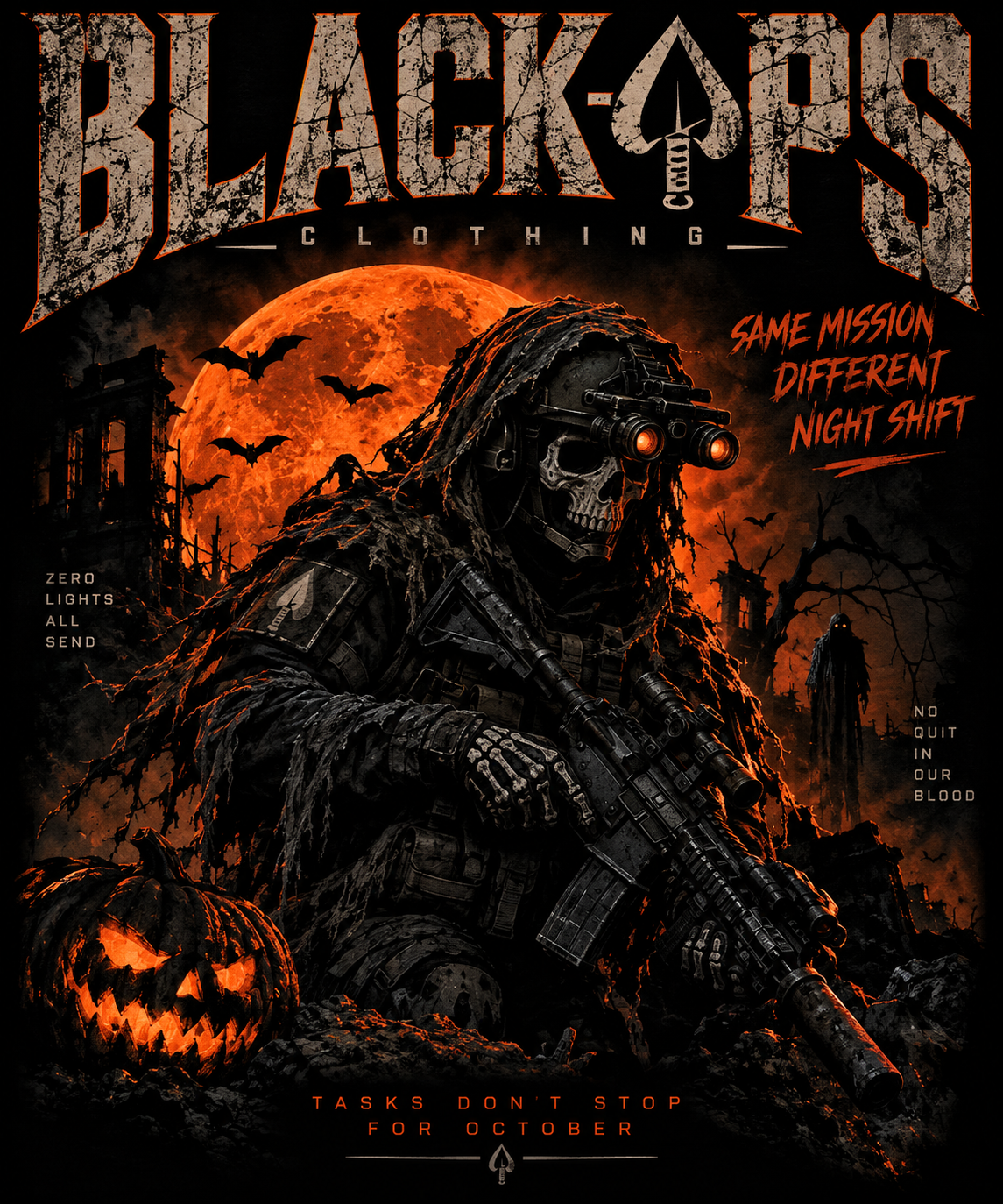 Black-Ops Halloween Warzone Hoodie
