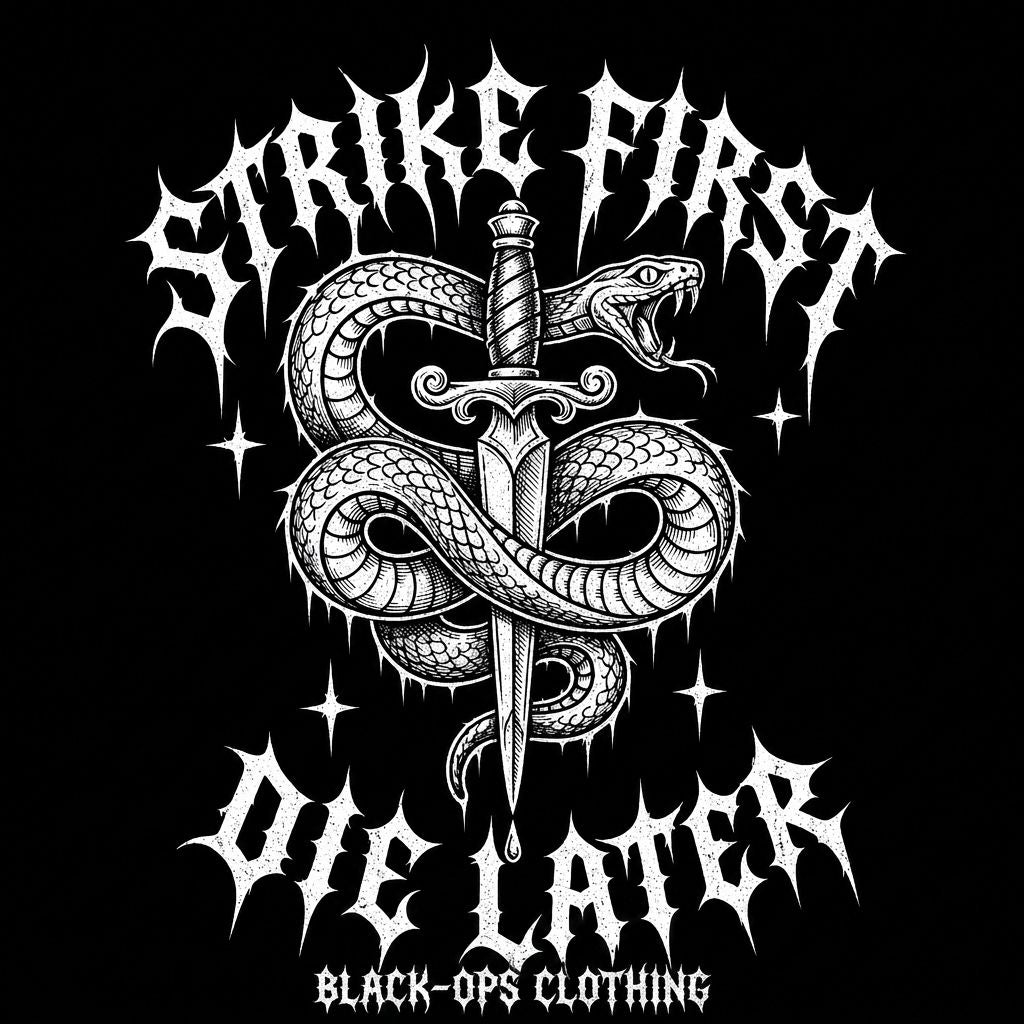 Strike First, Die Later Hoodie