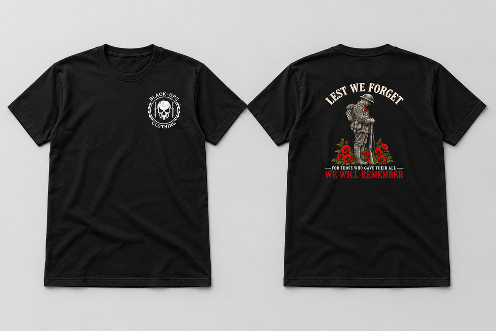 REMEMBRANCE – LEST WE FORGET T-SHIRT