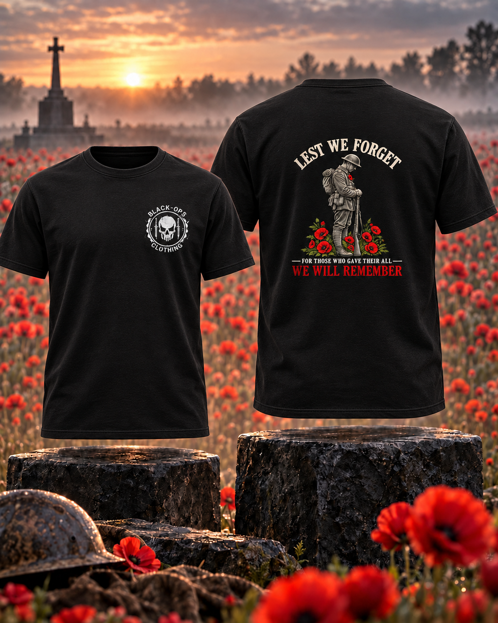 REMEMBRANCE – LEST WE FORGET T-SHIRT
