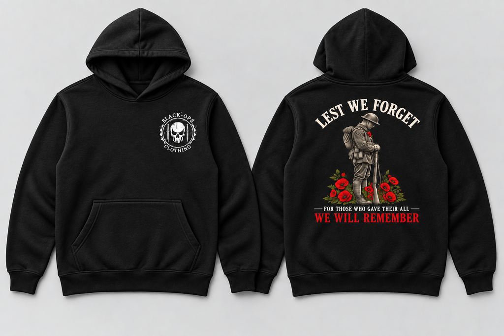 REMEMBRANCE – LEST WE FORGET HOODIE