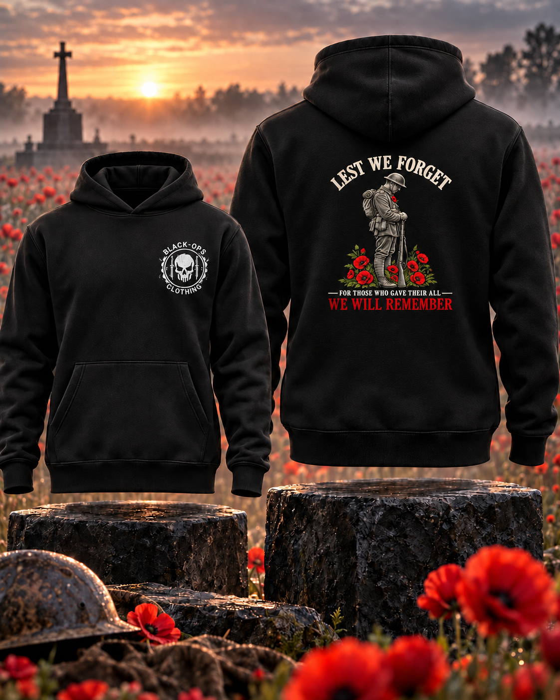 REMEMBRANCE – LEST WE FORGET HOODIE