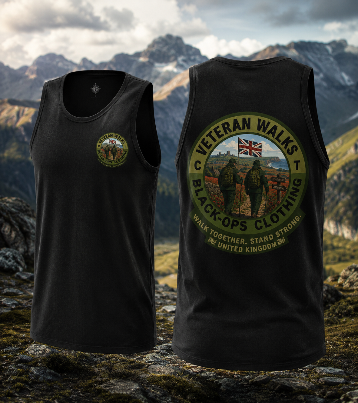 Veteran Walks vest top